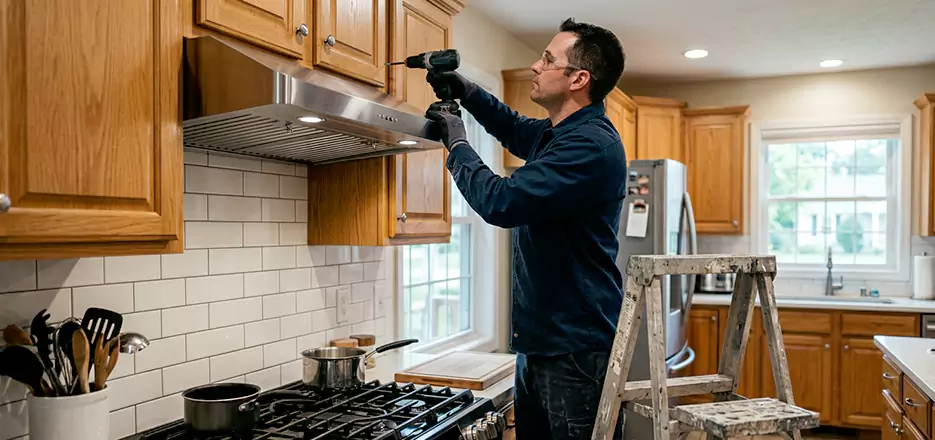 Wood Range Hood Installation Attleboro